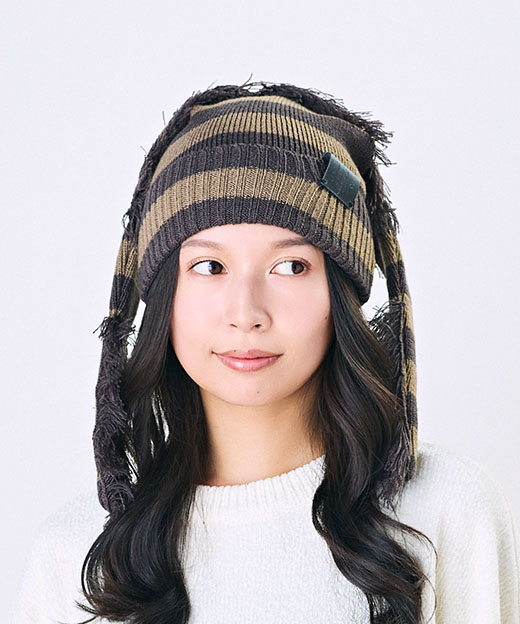 KHAKI x BROWN　モデル頭囲：54cm